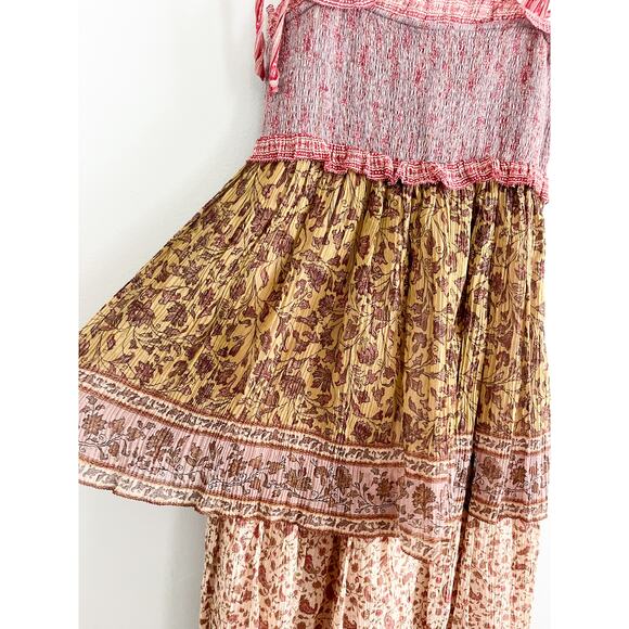 ZIMMERMANN | NWT | Juniper Floral Print Silk-Blend Tiered Maxi Dress | Sz 0 - Picture 4 of 14